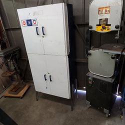 Free Standing Vintage AC Delco Tune Up Cabinet  