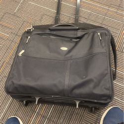 Fergus, luggage, travel bag