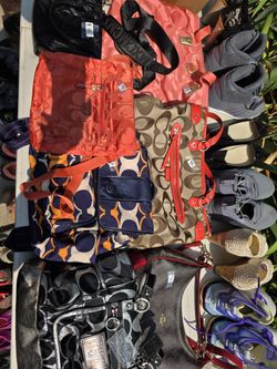 Coach Purses & Assorted Shoes