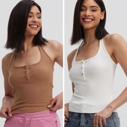 2 Pack Halter Tops - Sz XL (Brand New)