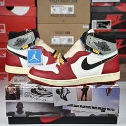 Size 12M - Air Jordan 1 Retro OG x Union La ‘Chicago Shadow’ - Brand New