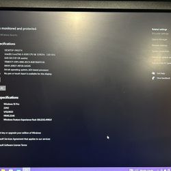dell desktop optiplex 7060 & monitor