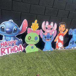 Lilo and stitch cut outs custom