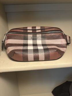 Burberry check waist bag / belt bag