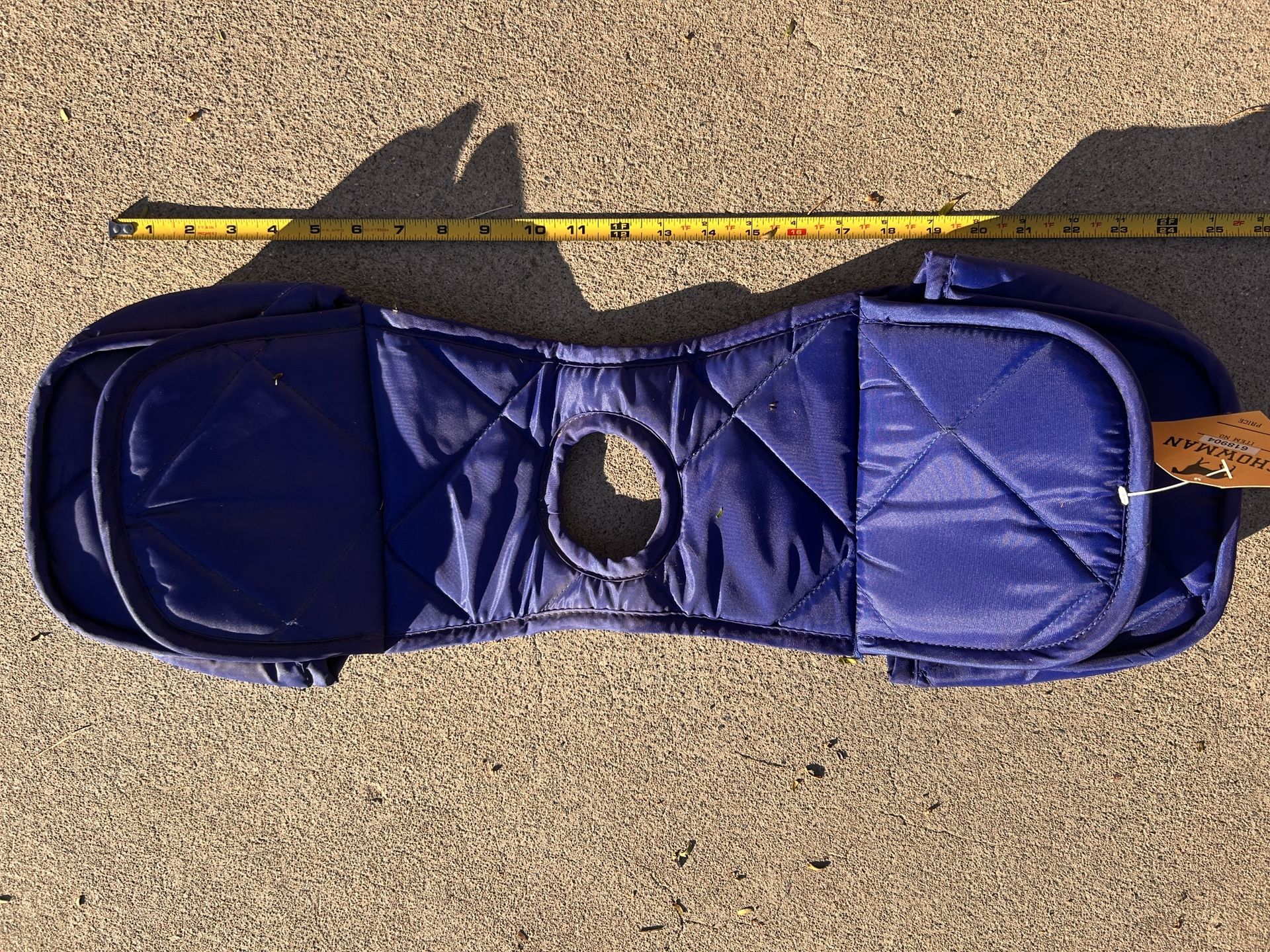 New with Tags Showman Royal Blue Quilted Saddle Bags