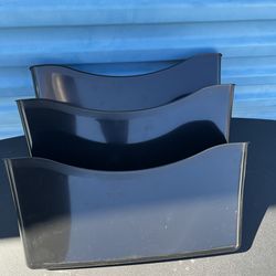 Office wall file holders set of 3