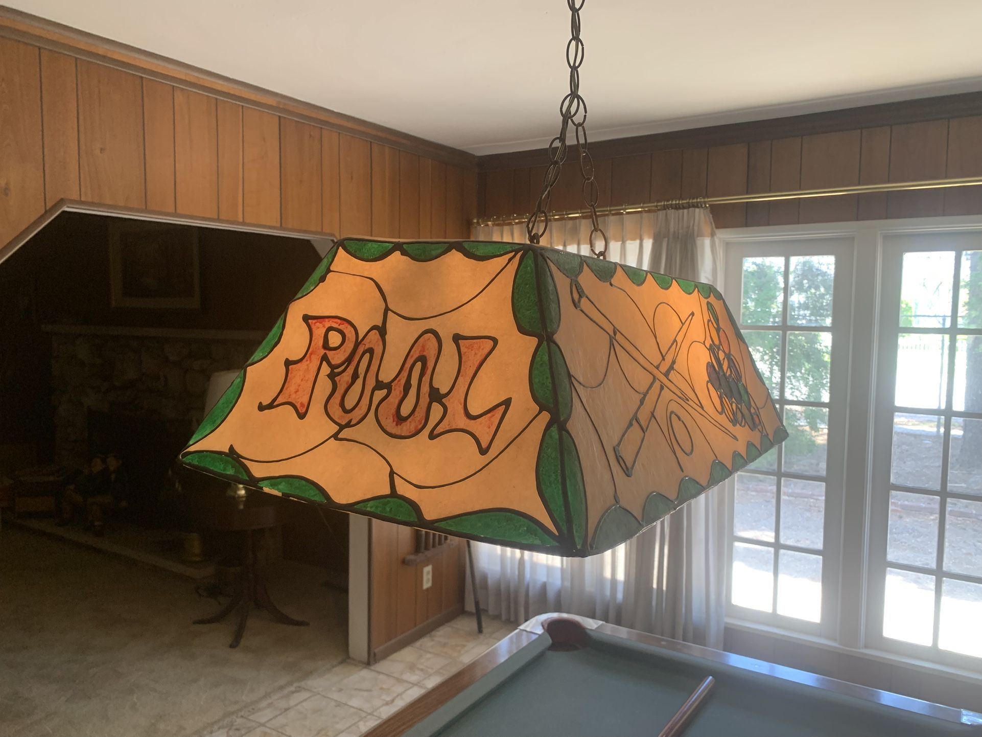 Vintage Pool Table Light