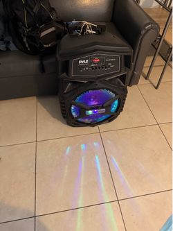 Party speaker with charger