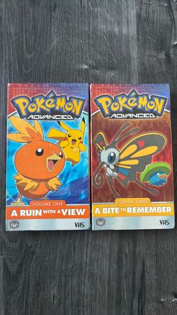 Pokémon Advanced VHS Tapes Vol 1 & 3