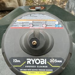 Ryobi High Pressure Surface Cleaner 12” 2000psi
