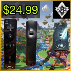 *RETRO* Nintendo Wii Remote Plus (Black, MotionPlus Inside)