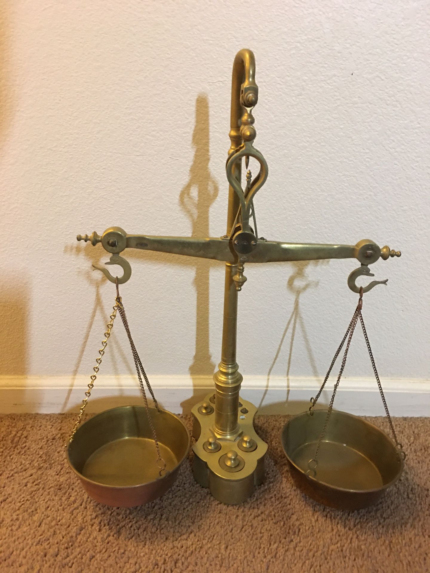Vintage Brass SCALES OF JUSTICE