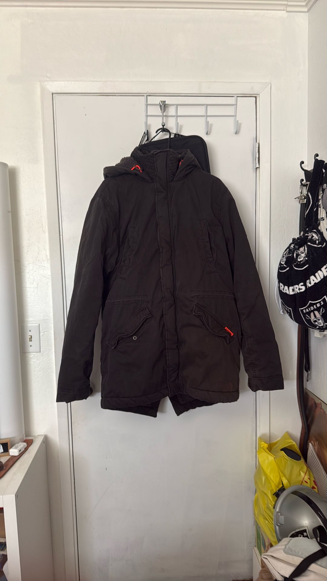 Super Dry The Rookie Jacket With Buttons And Zipper
