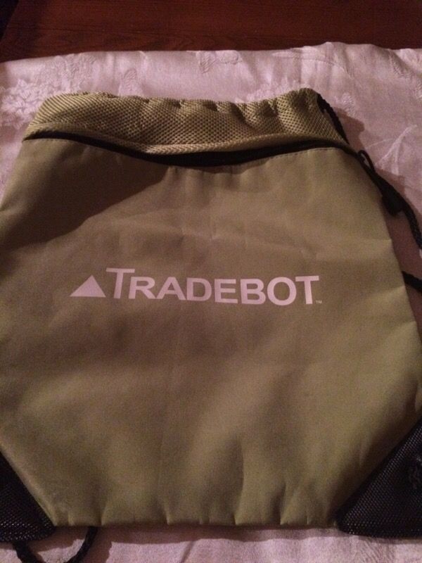 TRADEBOT DRAWSTRING BACKPACK