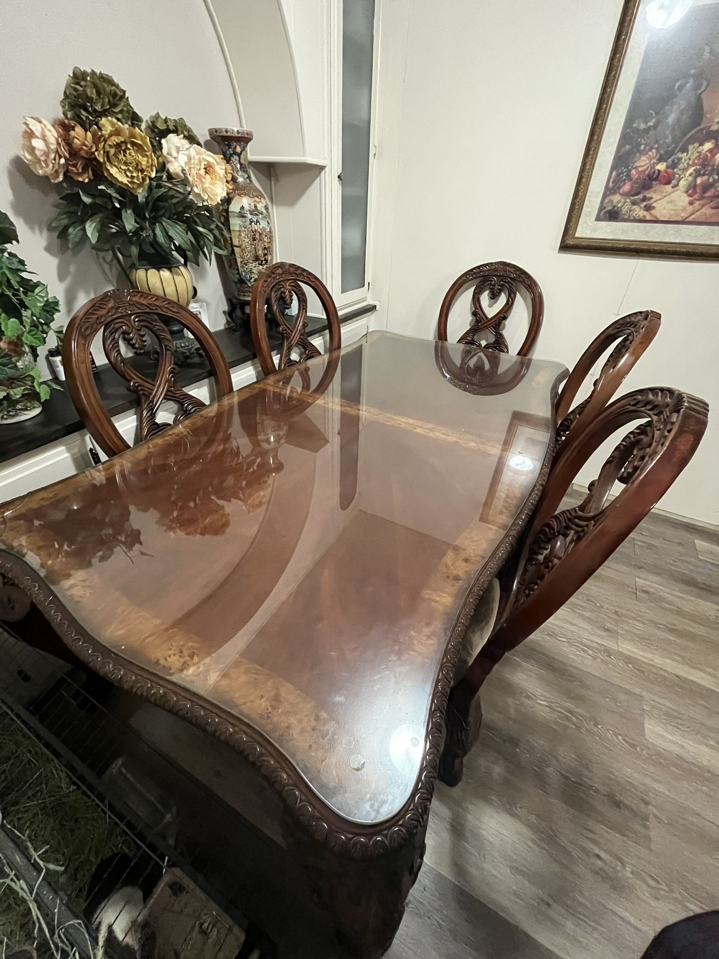 Real Wood Dining Table