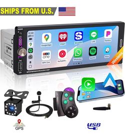 Single din touchscreen radio