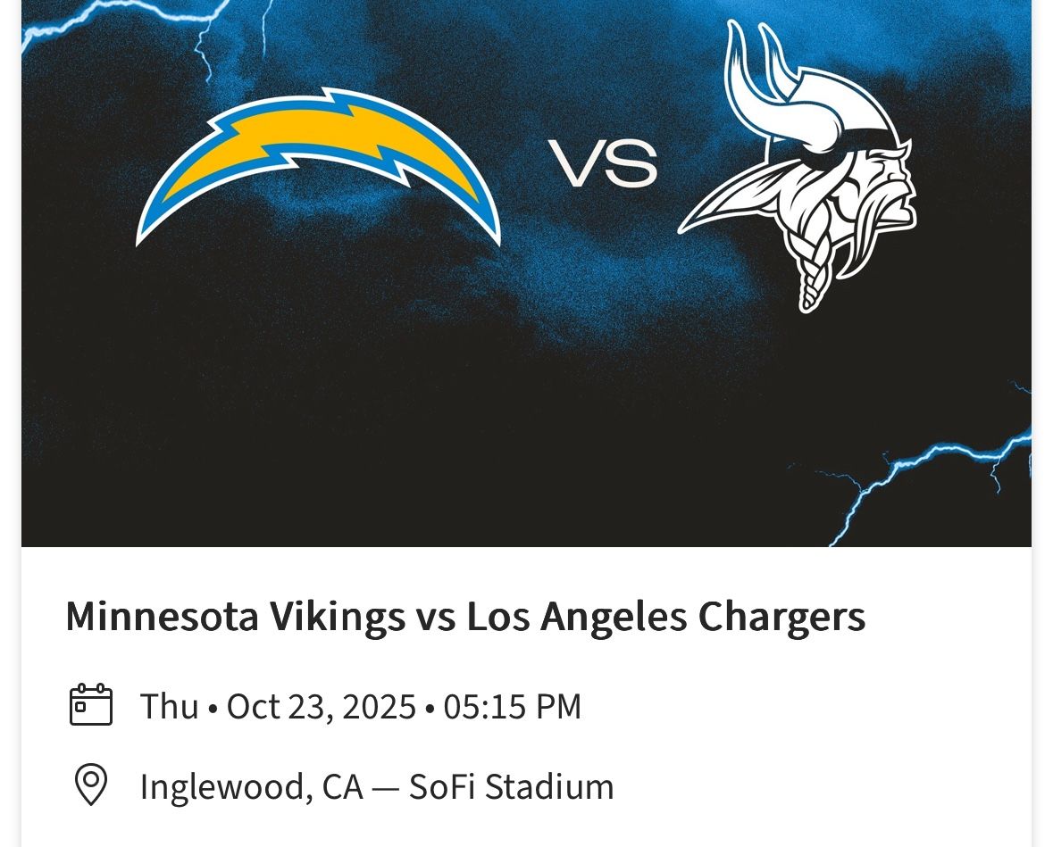 Chargers VS Vikings PRIME TIME TNF 8/23/25 