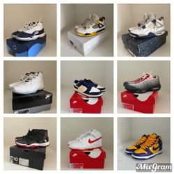 Jordan's, Dunks, AirMax
