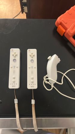 Wii remotes and nunchuck