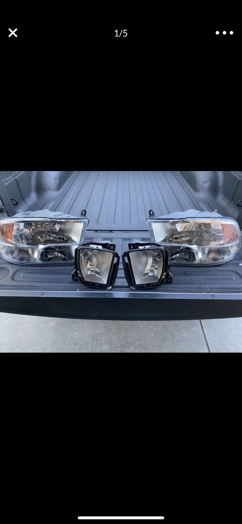 2017 Dodge Ram oem mopar lights