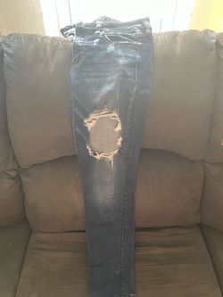 Light blue men jeans