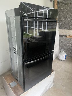 Used Black Thermador Double Oven