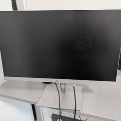 HP Monitor (Height Adjustable) - 24 Inches - Full HD