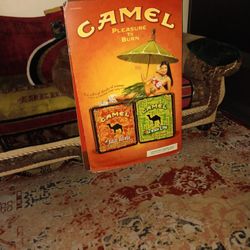 Camel Poster is in good condition. 
