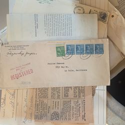 Vintage US Envelope w/George Washington Stamps
