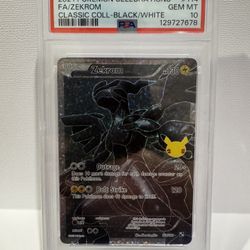 Pokemon PSA 10 Zekrom #114 Celebrations Classic Collection English