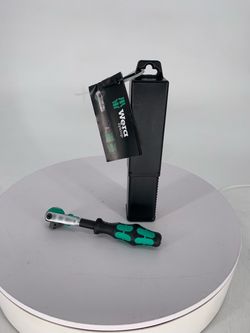 WERA Tools 8000 A Zyklop Speed Ratchet with 1/4" drive  05 003500 001, 1/4" x 152 mm