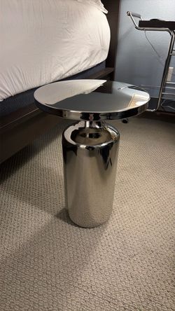 Polished Chrome Round Side Table