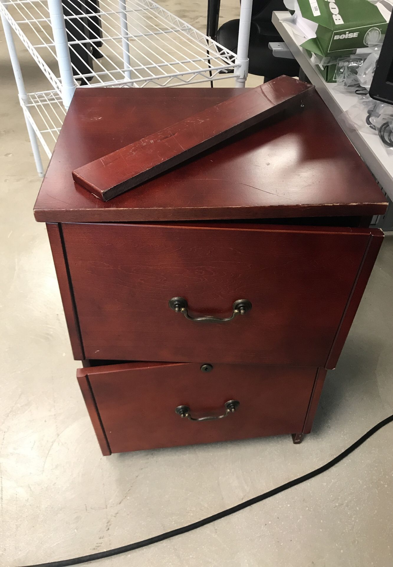 Broken file cabinet but fixable