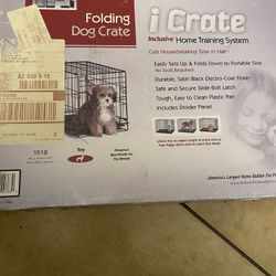 NEW FOLDING DOG CRATE PERFECT CONDITION 