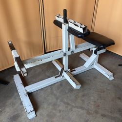 Commercial Seated Calf- Olympic Weight Plate Loaded 