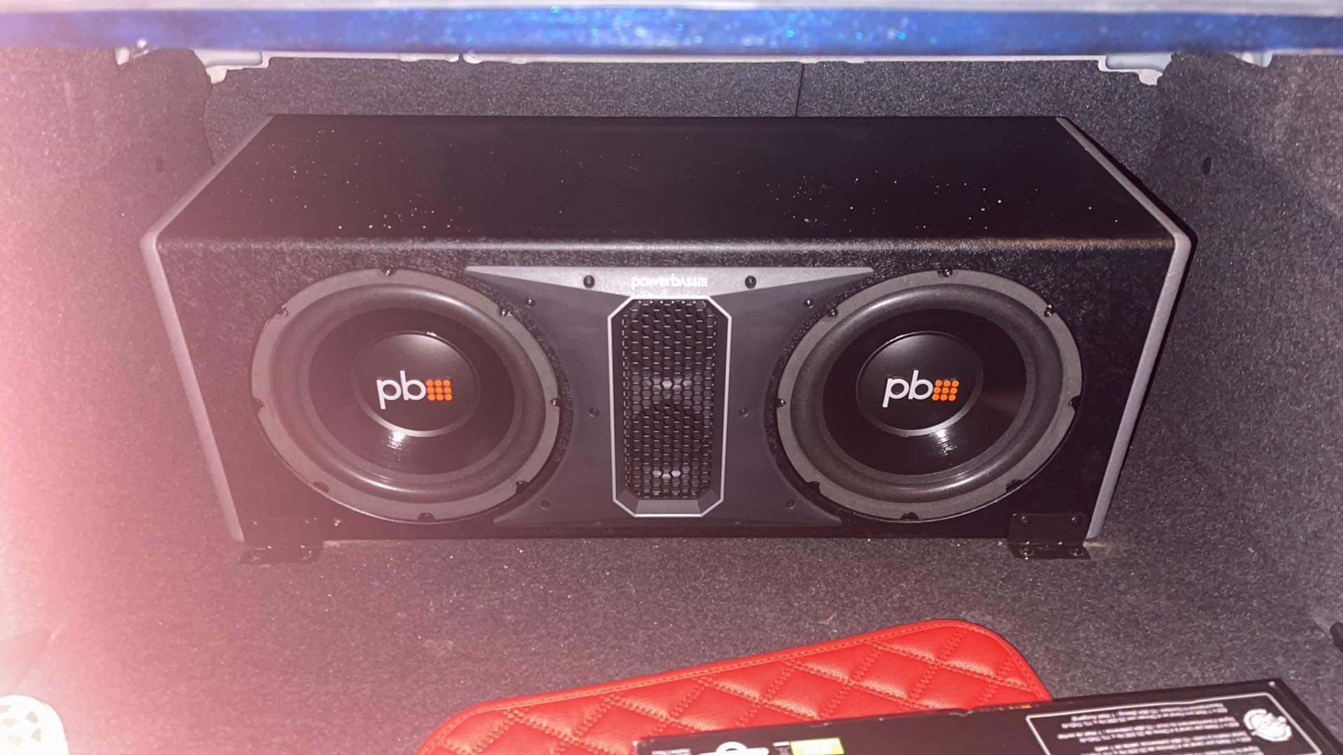 Powerbass 10” Sub With Enclosure And 800w Amplifier 