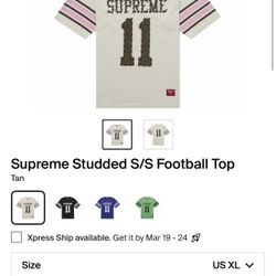 Supreme Studded Football Top 
