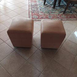 Two Small Stools with wheels $15 total
