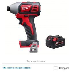 MILWAUKEE IMPACT DRIVER WITH LITHIUM BATT