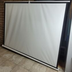 120" Manuel Pull Down Projector Screen