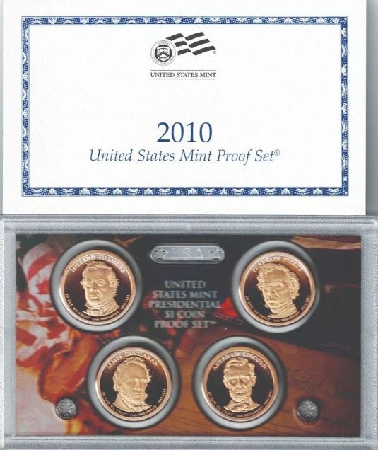 2010 US Mint Proof Clad 14 Coin Set w/ Box & COA
