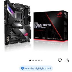 Dark Hero Asus Crosshair VIII Motherboard Combo
