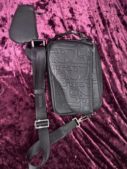 Black Dior Gravity Leather and Black Grained Calfskin