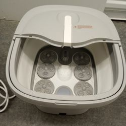 Foot Spa Massager With Heat Collapsible Electric Shiatsu 