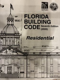 Florida Building Code -Residential 2020 Binder