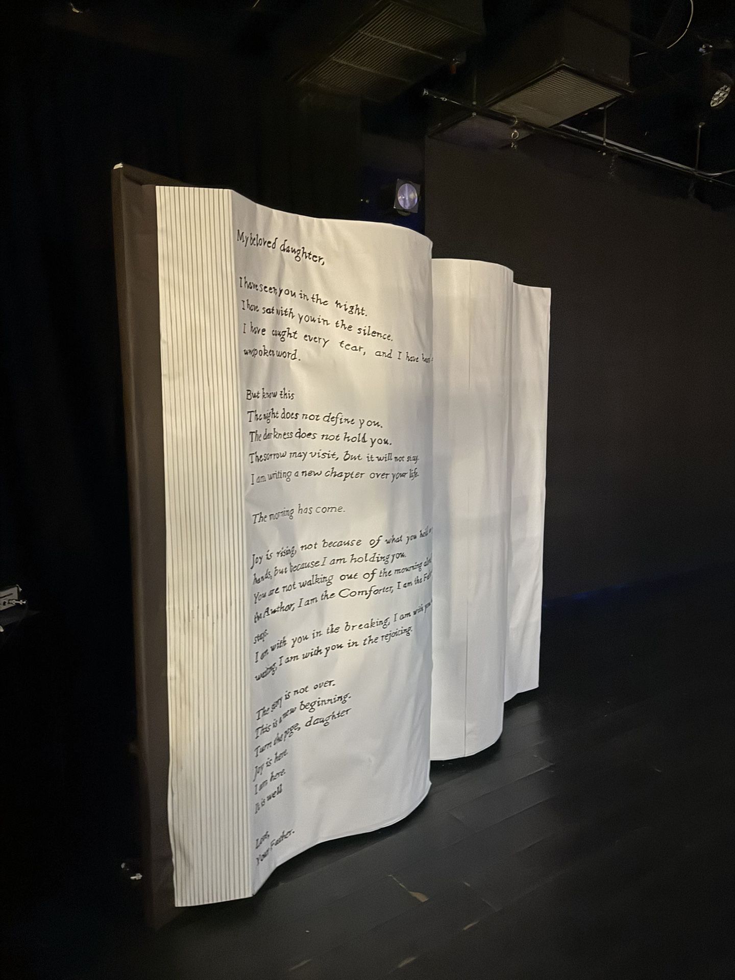 Giant 7ft book Prop