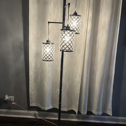 Floor lamp/ color silver/ great condition