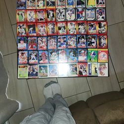 Old Baseball Cards Ranging From 1962-1992