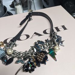 Coach Necklace With Charms 