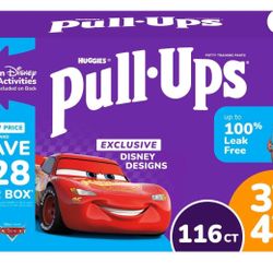 Huggies Pull-Ups  for boys  Disney "Cars3/4